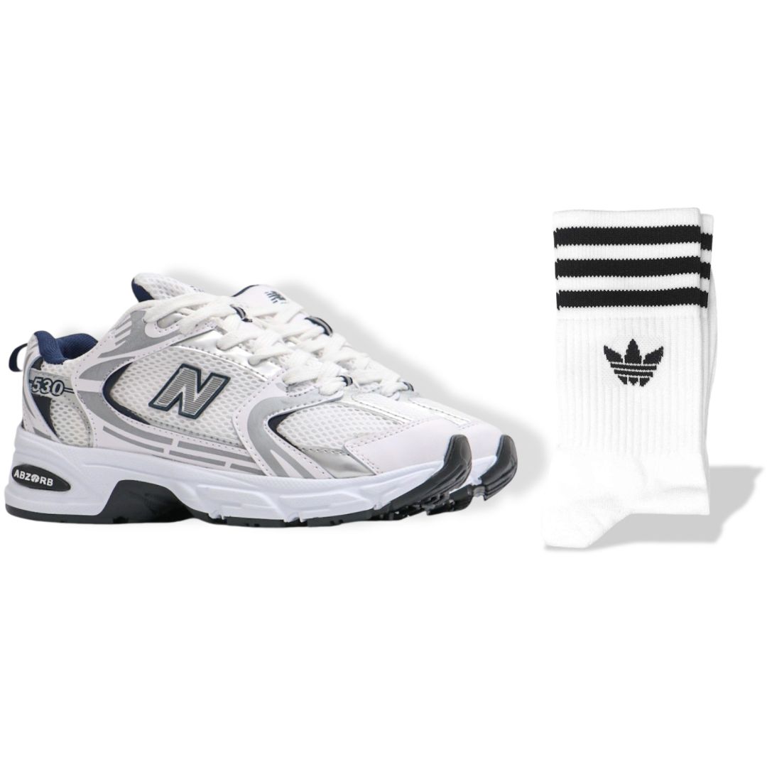 New Balance 530  + Medias Adidas+ Envio Gratias