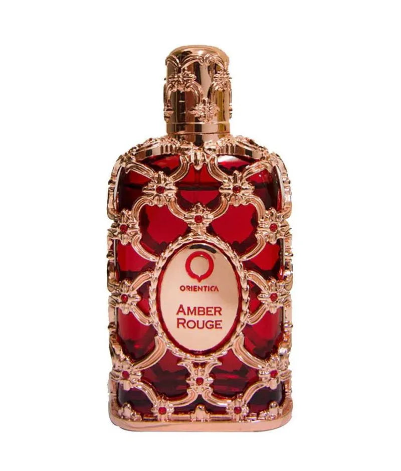 Perfume Amber Rouge Roja + Caja