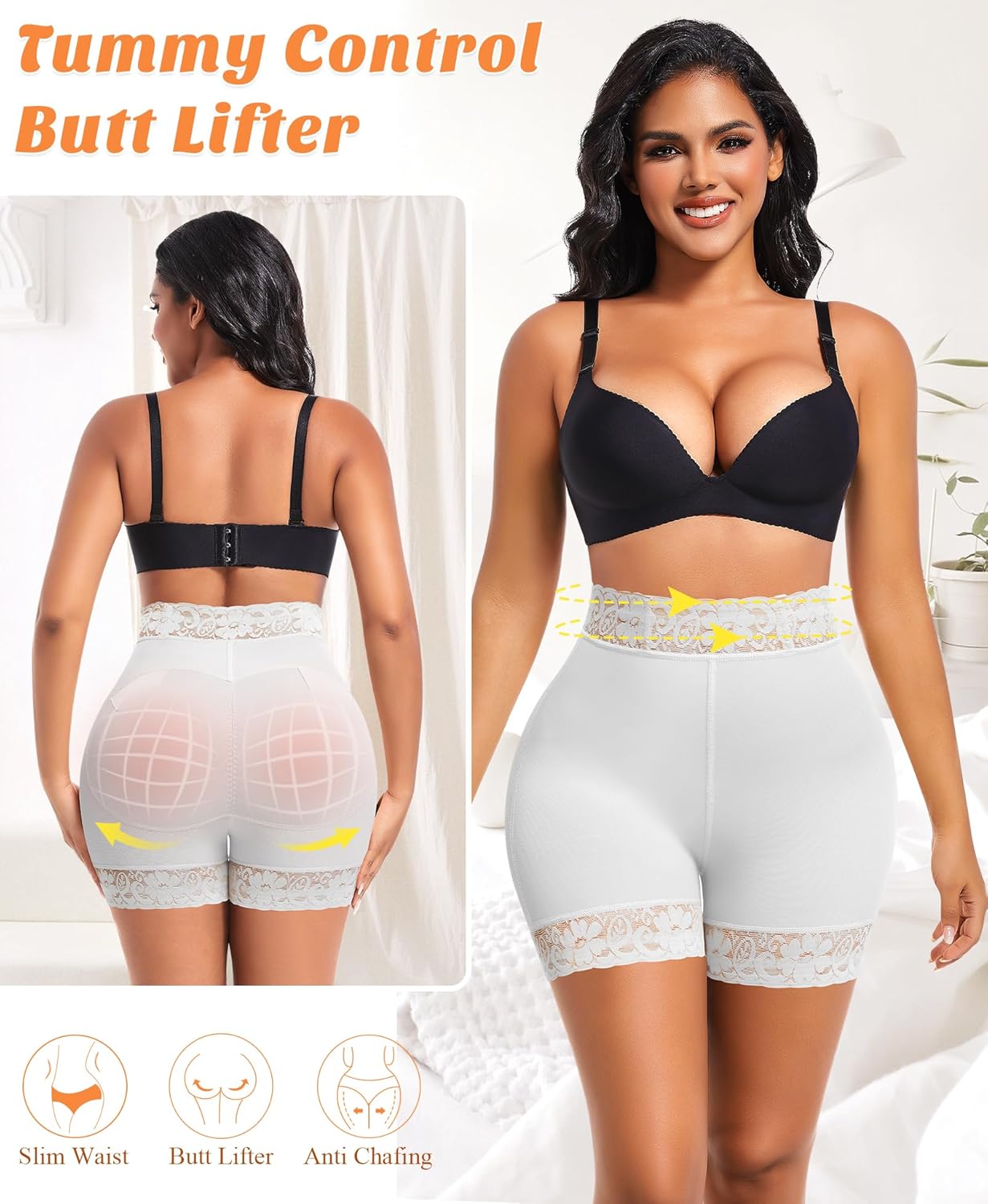 Levanta Glúteos con Control de Abdomen – Moldea y Realza tu Figura al Instante con Tecnología Invisible (Lycra–Nylon)