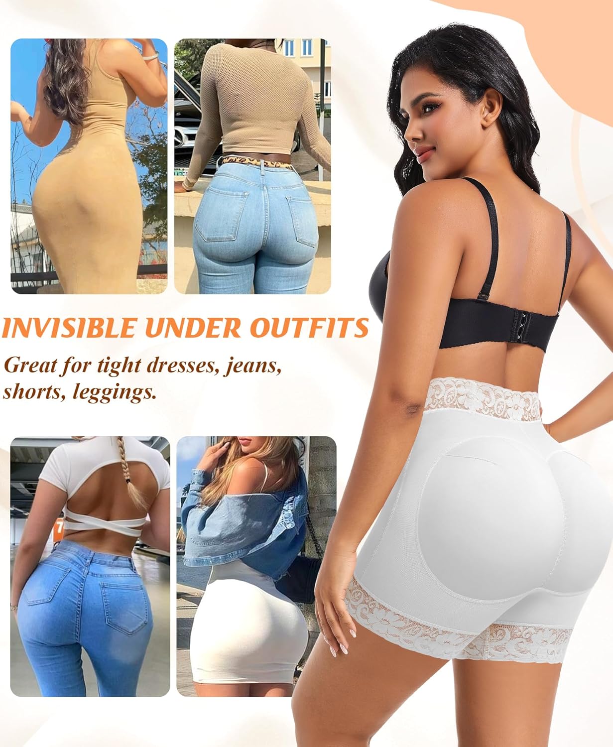 Levanta Glúteos con Control de Abdomen – Moldea y Realza tu Figura al Instante con Tecnología Invisible (Lycra–Nylon)