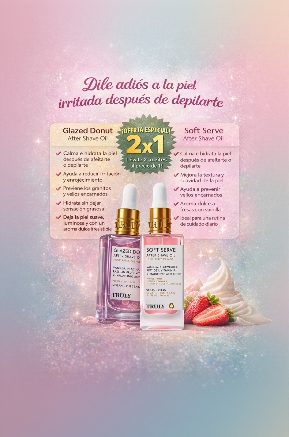 🔥OFERTA ESPECIAL 2x1 TRULY❤️ - GLAZED DONUT vs SOFT SERVE